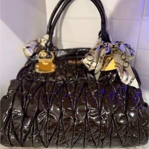 Miu Miu Maltesa Brown Designer Handbag